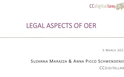 Legal aspects of OER