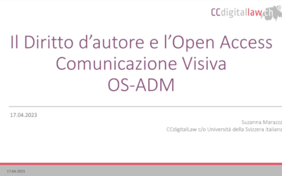 Il Diritto d’autore e l’Open Access – corso di Comunicazione Visiva SUPSI