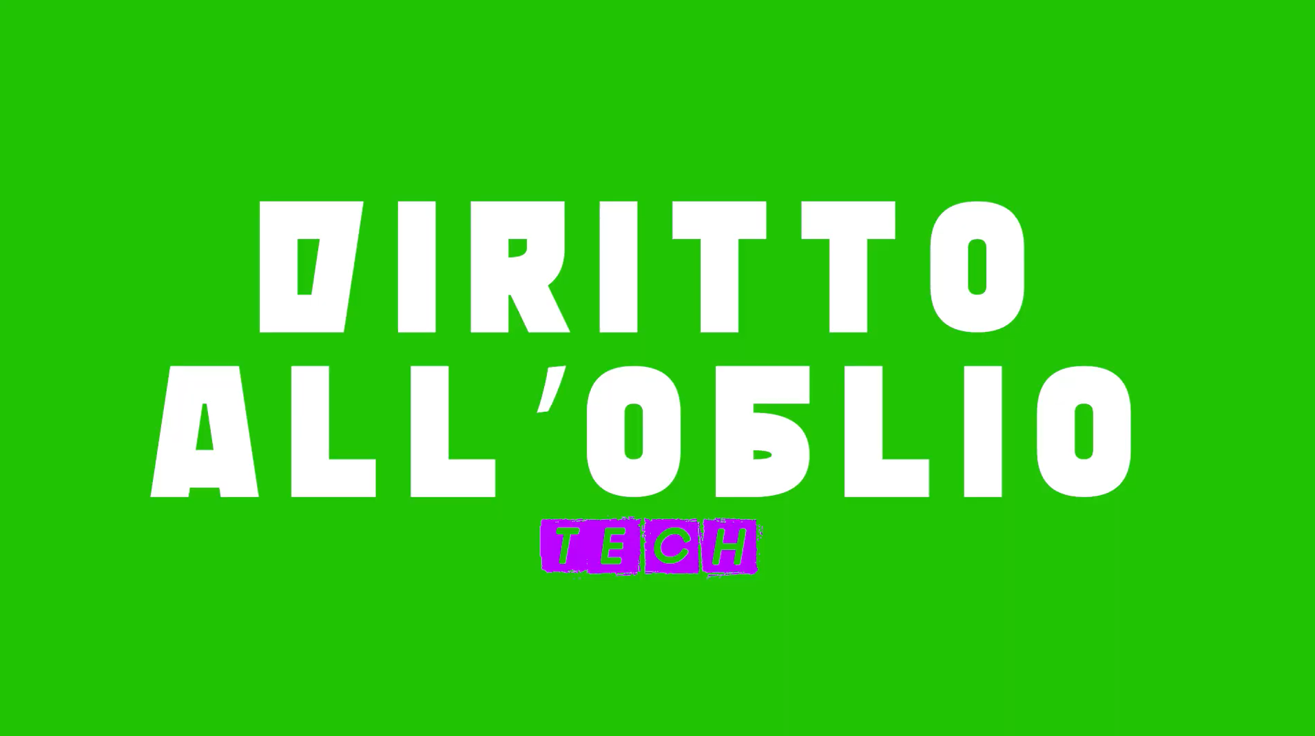 Cos’è il diritto all’oblio?